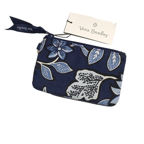Vera Bradley Accessories - Vera Bradley Zip ID Case Coin Purse Wallet Key Ring Tropics Tapestry Cotton